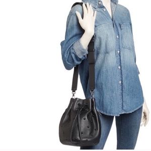 Marc by Marc Jacobs leather studded crossbody Bucket Bag